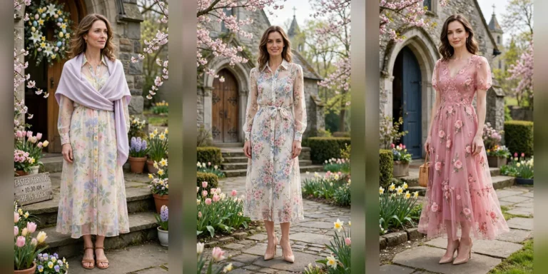 18 Women in Their 30s Sheer Floral Dress Outfits for Easter Gatherings That Are Fresh, Chic and Easy to Wear