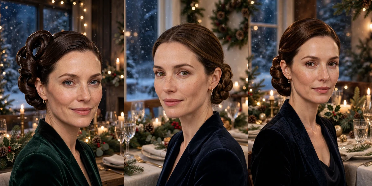 25 Twisted Sculptural Chignon Hairstyles for Formal Winter Dinners That Are Elegant, Polished and Party-Ready