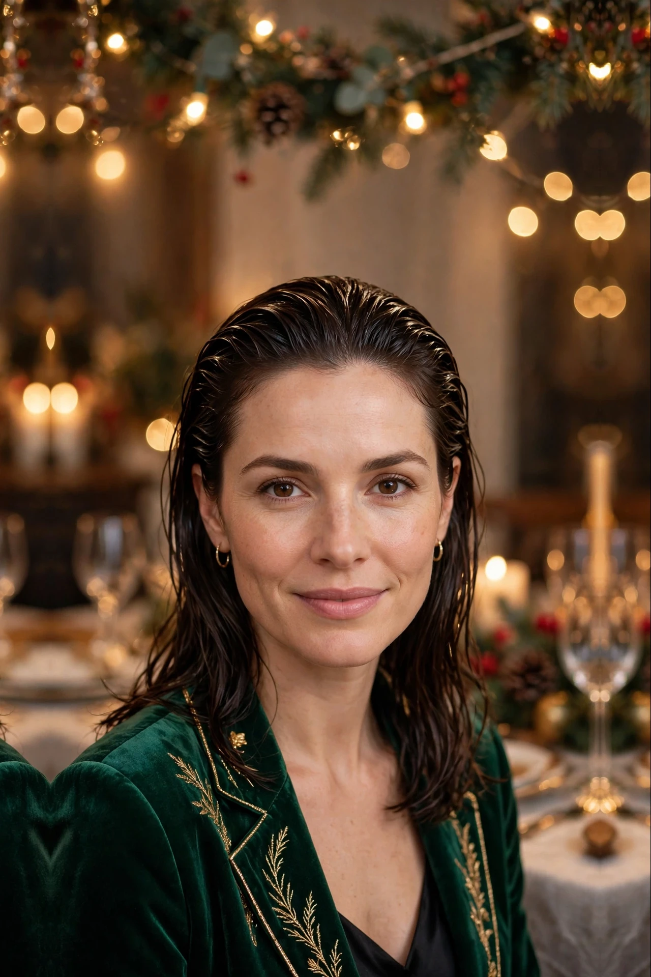 Effortless Mid-Length Wet-Look Slick with a High-Shine Finish