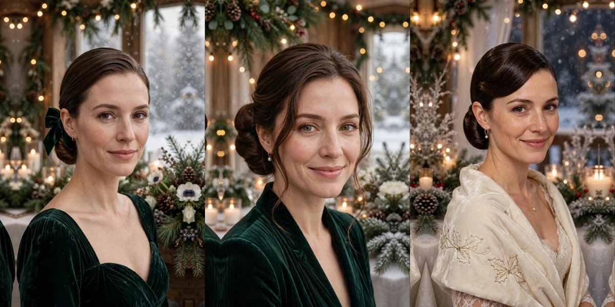 28 Slicked Back Low Bun Hairstyles for Winter Weddings That Are Polished, Glossy and Party-Ready