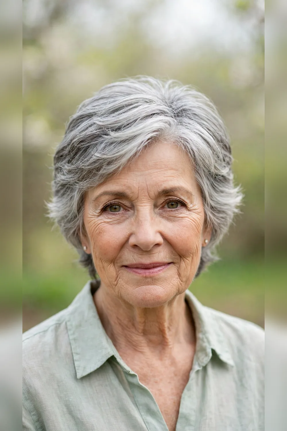 Easy Spring Short Haircuts With a Smooth Crown