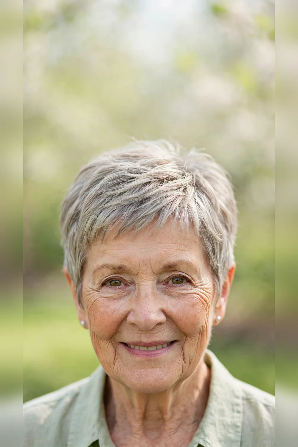 Easy Spring Short Haircuts With Subtle Highlights