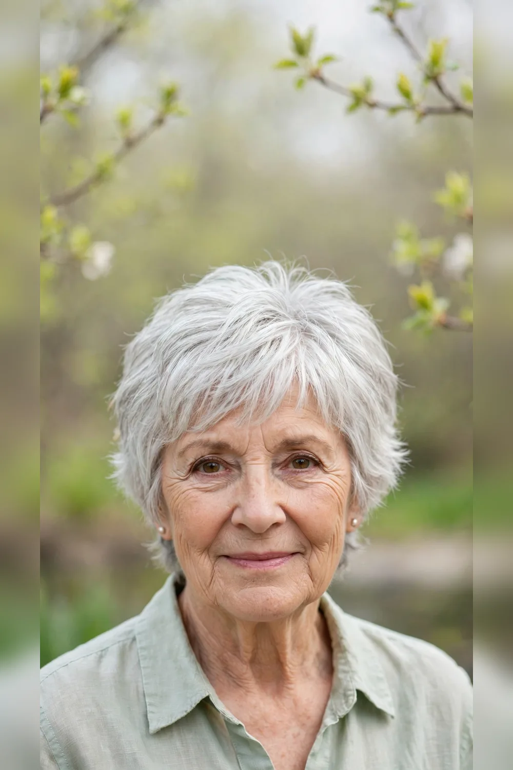 Easy Spring Short Haircuts With a Shag Finish