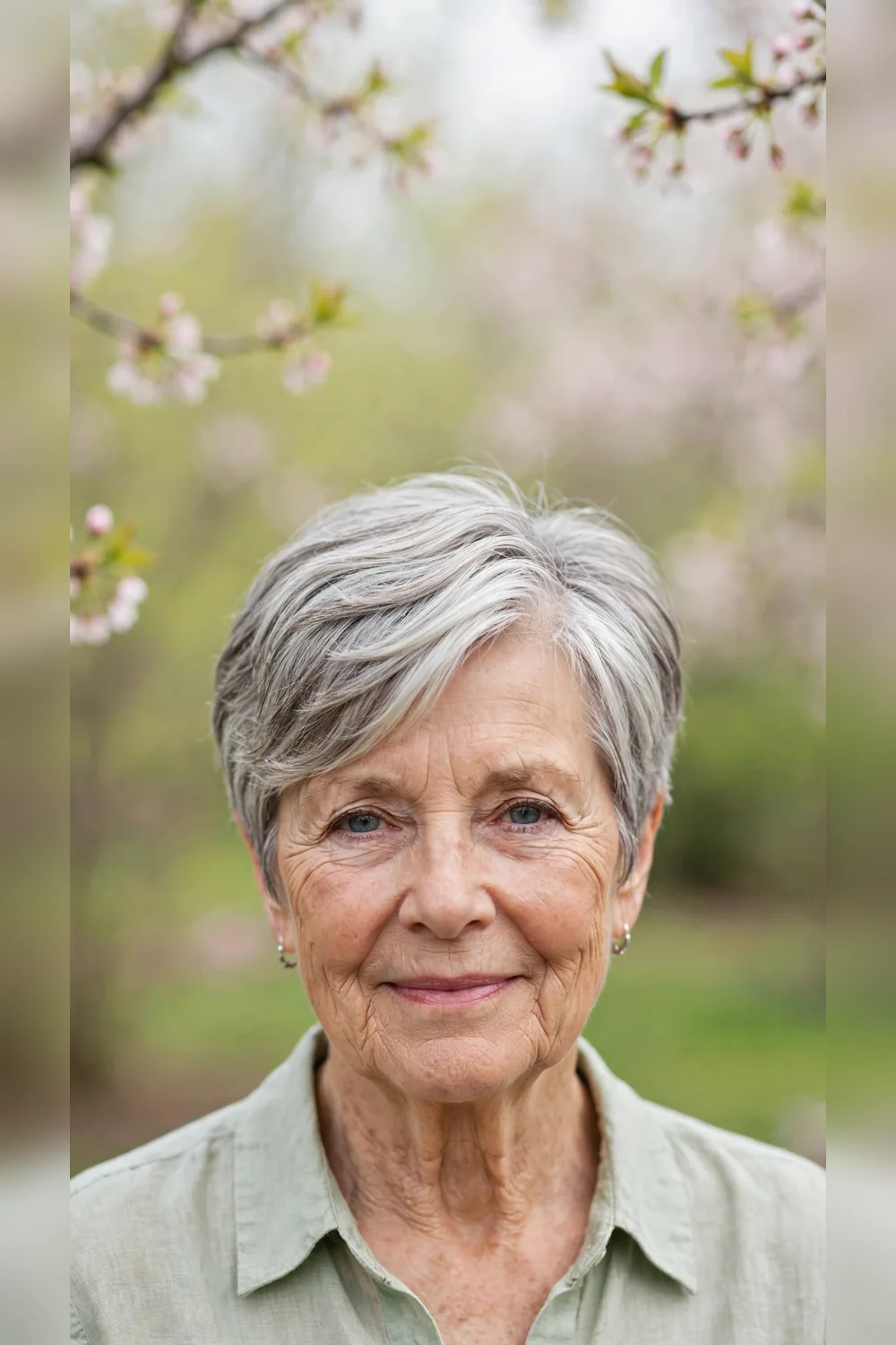 Easy Spring Short Haircuts With a Side Sweep