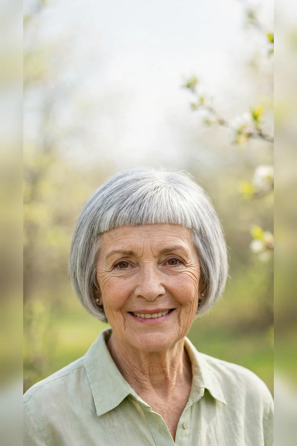 Easy Spring Short Haircuts With a Blunt Perimeter