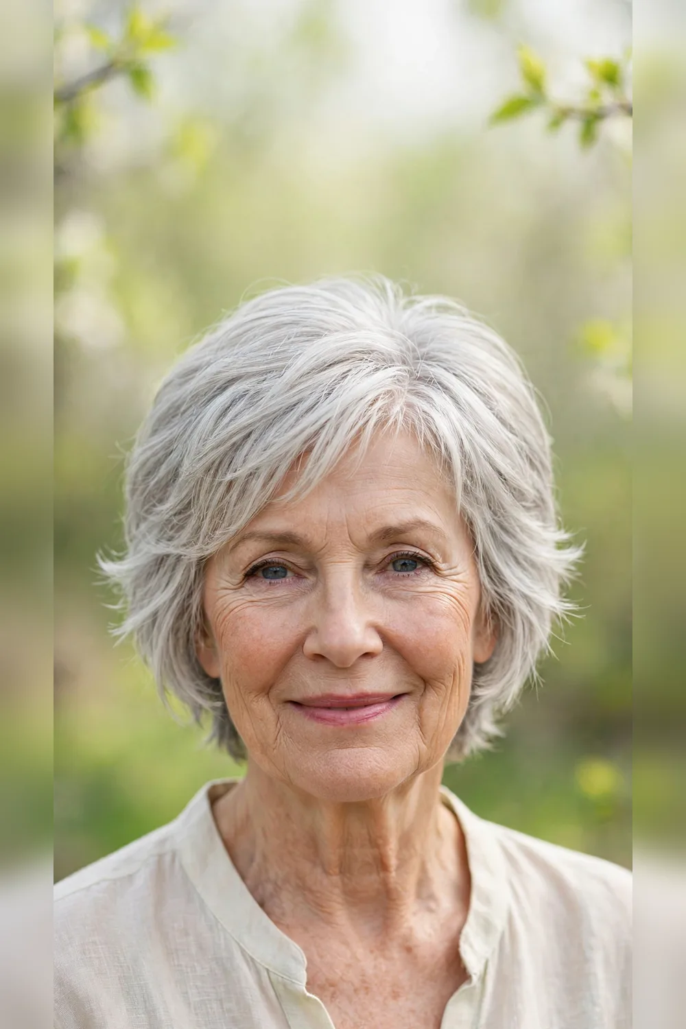 Easy Spring Short Haircuts With Face-Framing Pieces