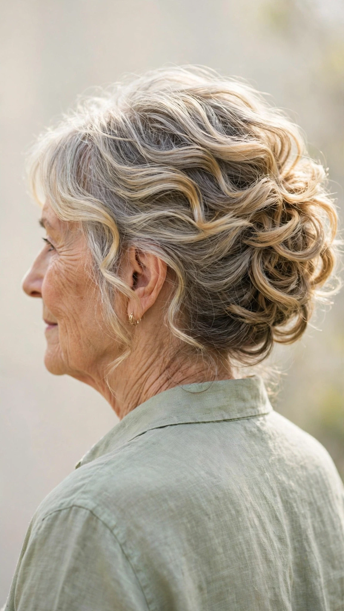 Effortless Spring Updos For Garden Parties With A Relaxed Lived-In Wave, Blunt Ends With Soft Layers And Soft Golden Pieces