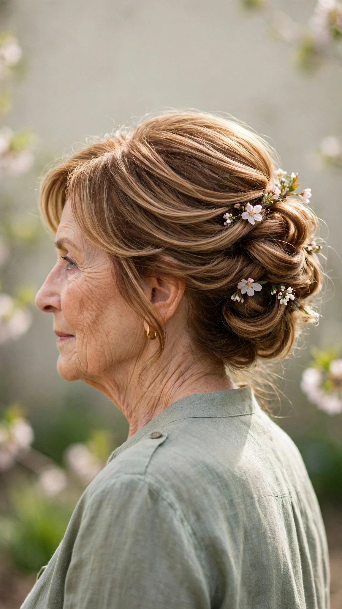 Effortless Spring Updos For Garden Parties With Smooth Glossy Lengths, Graduated Layers And Warm Caramel Tones