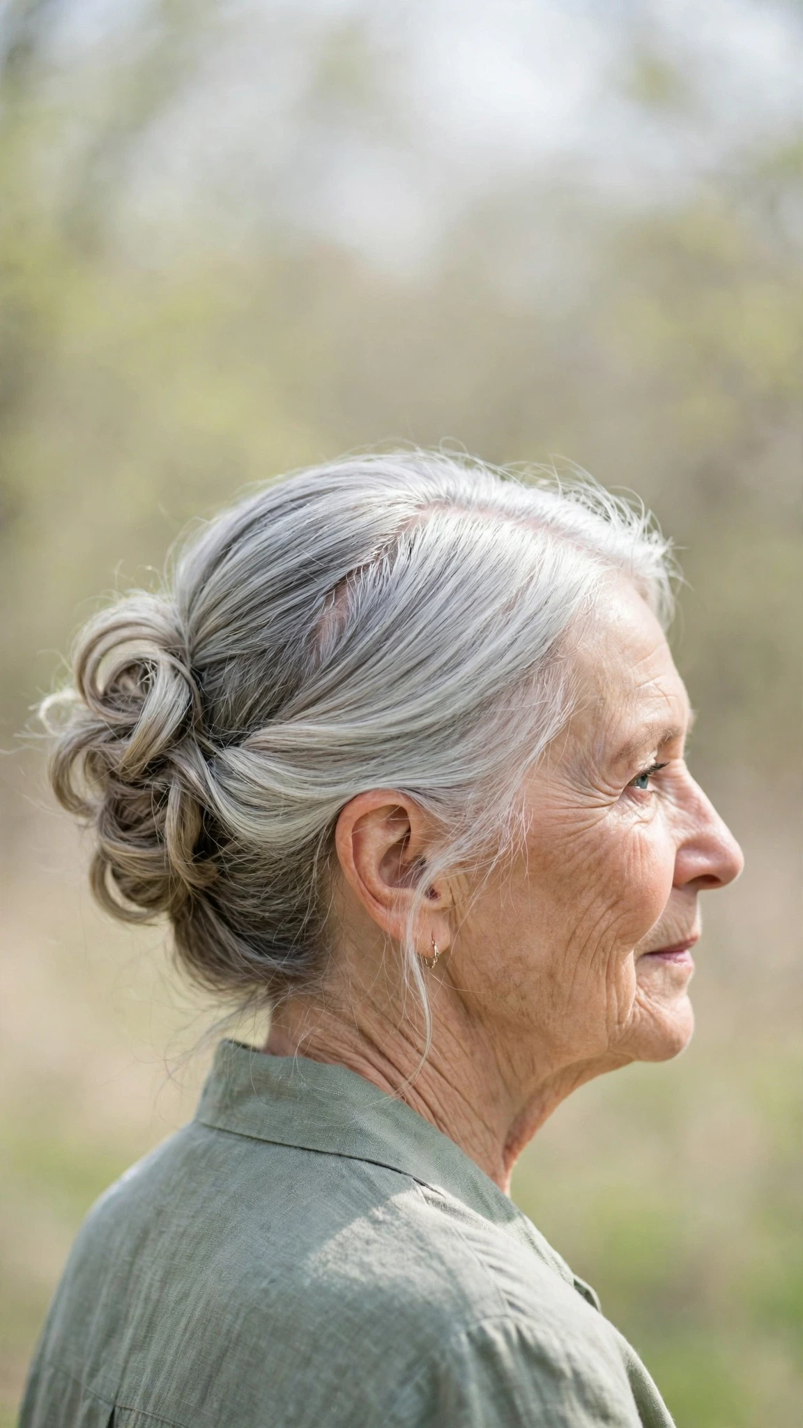 18 Effortless spring updos for women over 70 that take under ten minutes That Are Chic, Fresh and Flattering 13 Effortless Spring Updos That Take Under Ten Minutes With Smooth Glossy Lengths, A Deep Side Part And Silver-Blended Brightness