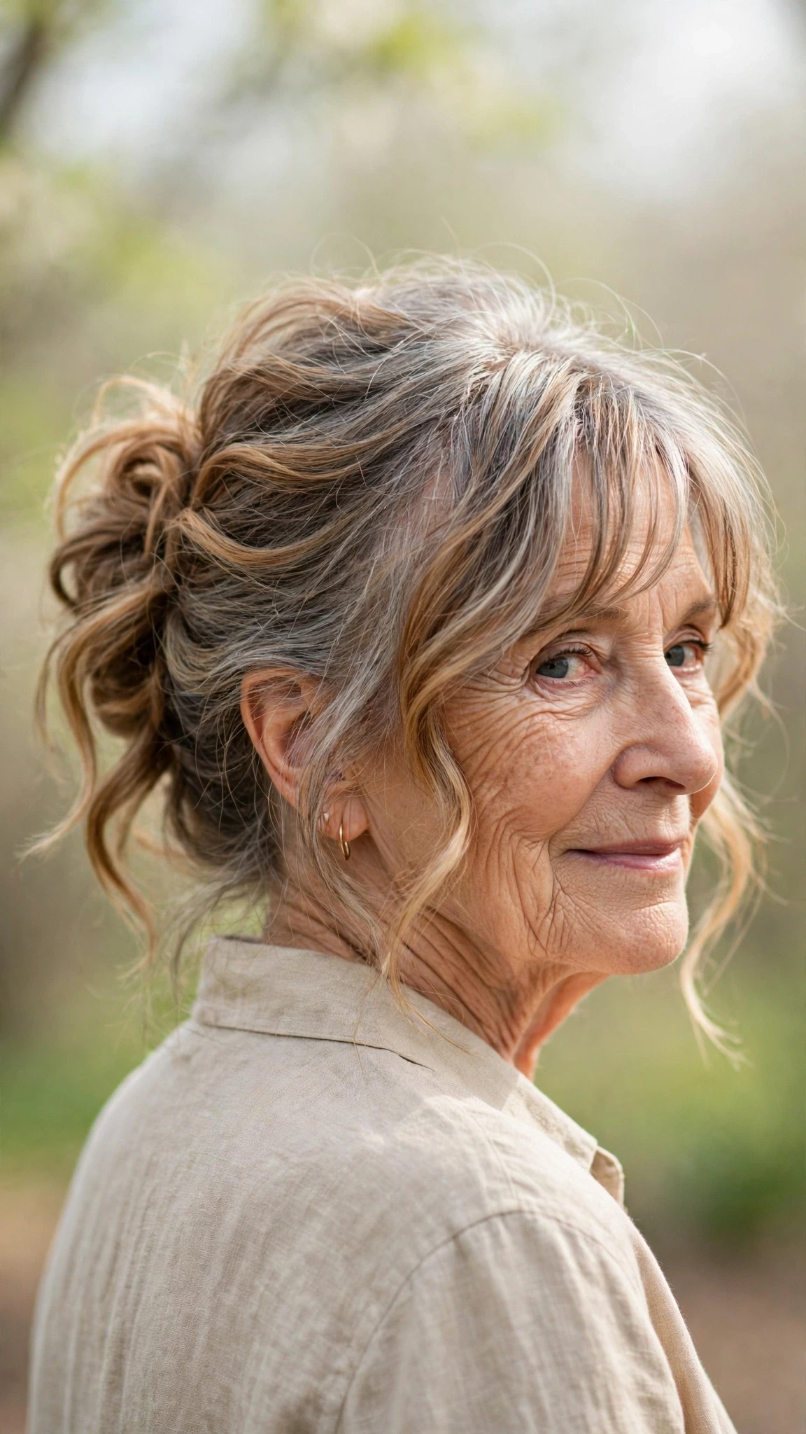 18 Effortless spring updos for women over 70 that take under ten minutes That Are Chic, Fresh and Flattering 14 Effortless Spring Updos That Take Under Ten Minutes With A Relaxed Lived-In Wave, Curtain Pieces And Warm Caramel Tones