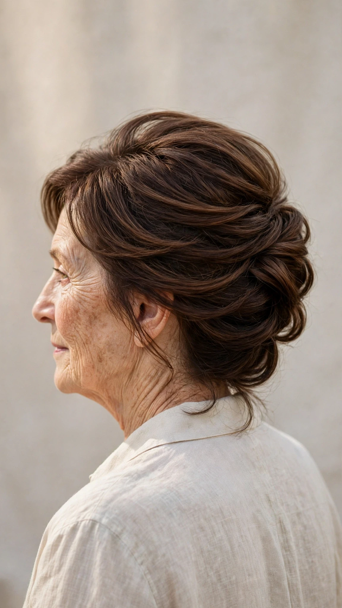 18 Effortless spring updos for women over 70 that take under ten minutes That Are Chic, Fresh and Flattering 17 Effortless Spring Updos That Take Under Ten Minutes With Smooth Glossy Lengths, A Layered Shape That Moves And Rich Chocolate Depth