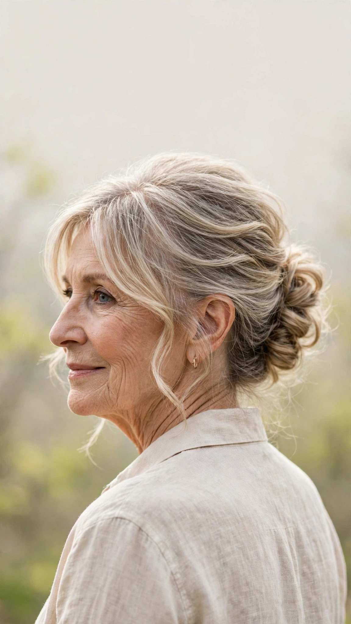 Effortless Spring Updos With A Simple Low Twist With Bouncy Volume At The Roots, Face-Framing Layers And Delicate Blonde Dimension