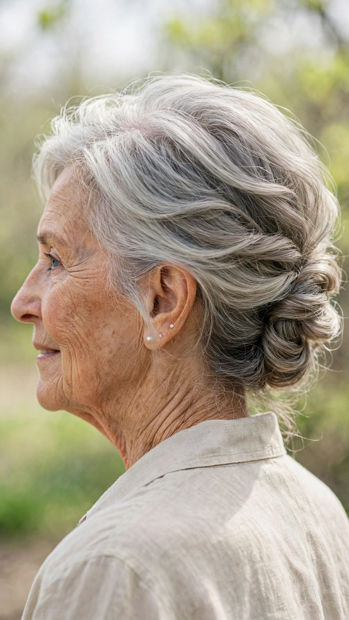 Effortless Spring Updos With A Simple Low Twist With Delicate Natural Movement, Blunt Ends With Soft Layers And A Fresh Salon Shine