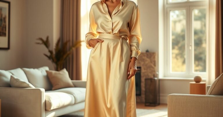 How to Wear Satin Over 50: Luminous Looks That Feel Soft and Modern