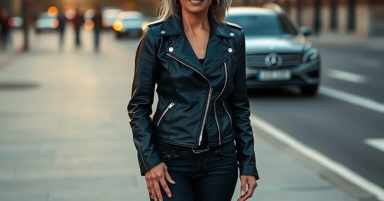 How to Wear a Leather Jacket Over 50: Cool Looks With Timeless Edge