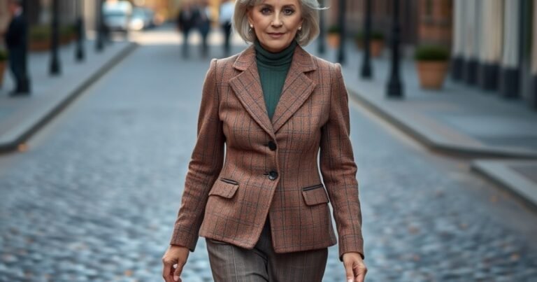 How to Wear Tweed Over 50: Classic Texture With a Modern Attitude