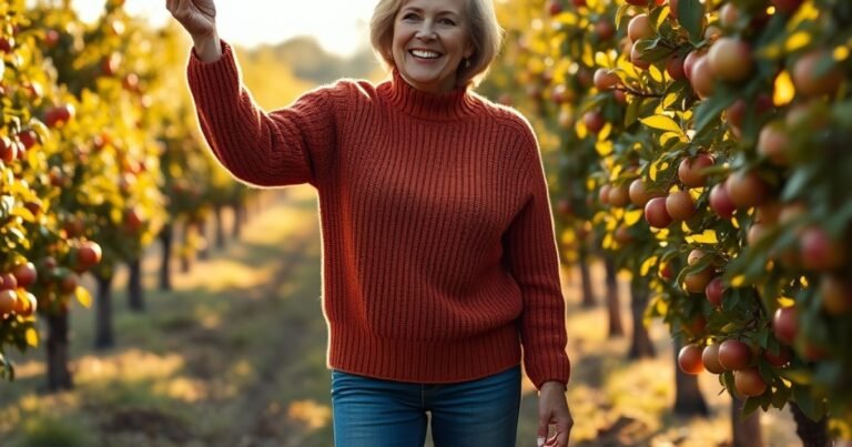 What to Wear Apple Picking Over 50: Cute, Comfy Fall Outfit Ideas