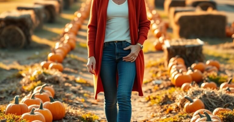 What to Wear to a Pumpkin Patch Over 50: Photo-Ready Fall Outfits