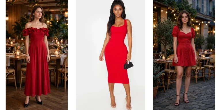 33 Women in Their 20s Red Dress Outfits for Valentine Dinners That Are Chic, Romantic and Elegant