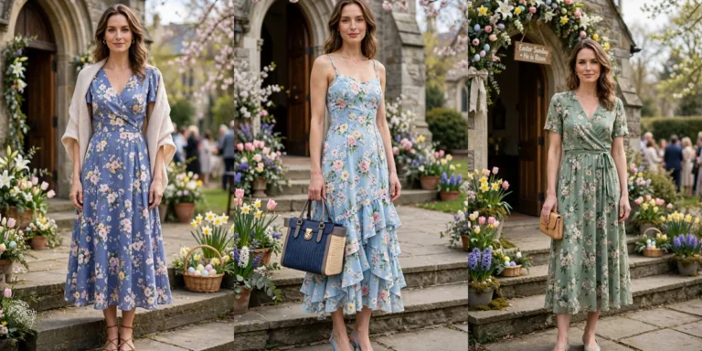 25 Floral Easter Dress Outfits for Church Gatherings That Are Fresh, Chic and Easy to Wear