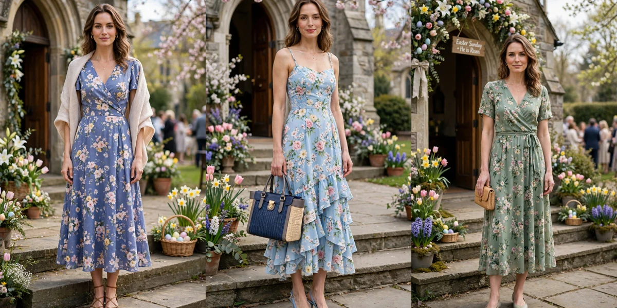 25 Floral Easter Dress Outfits for Church Gatherings That Are Fresh, Chic and Easy to Wear