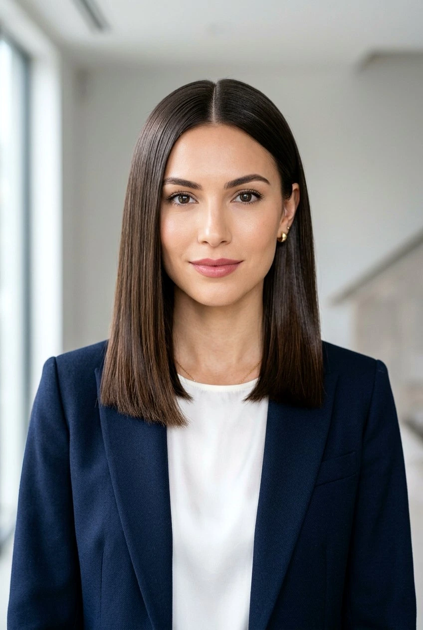 Smooth Desk-to-Dinner Hair With All-Day Smoothness