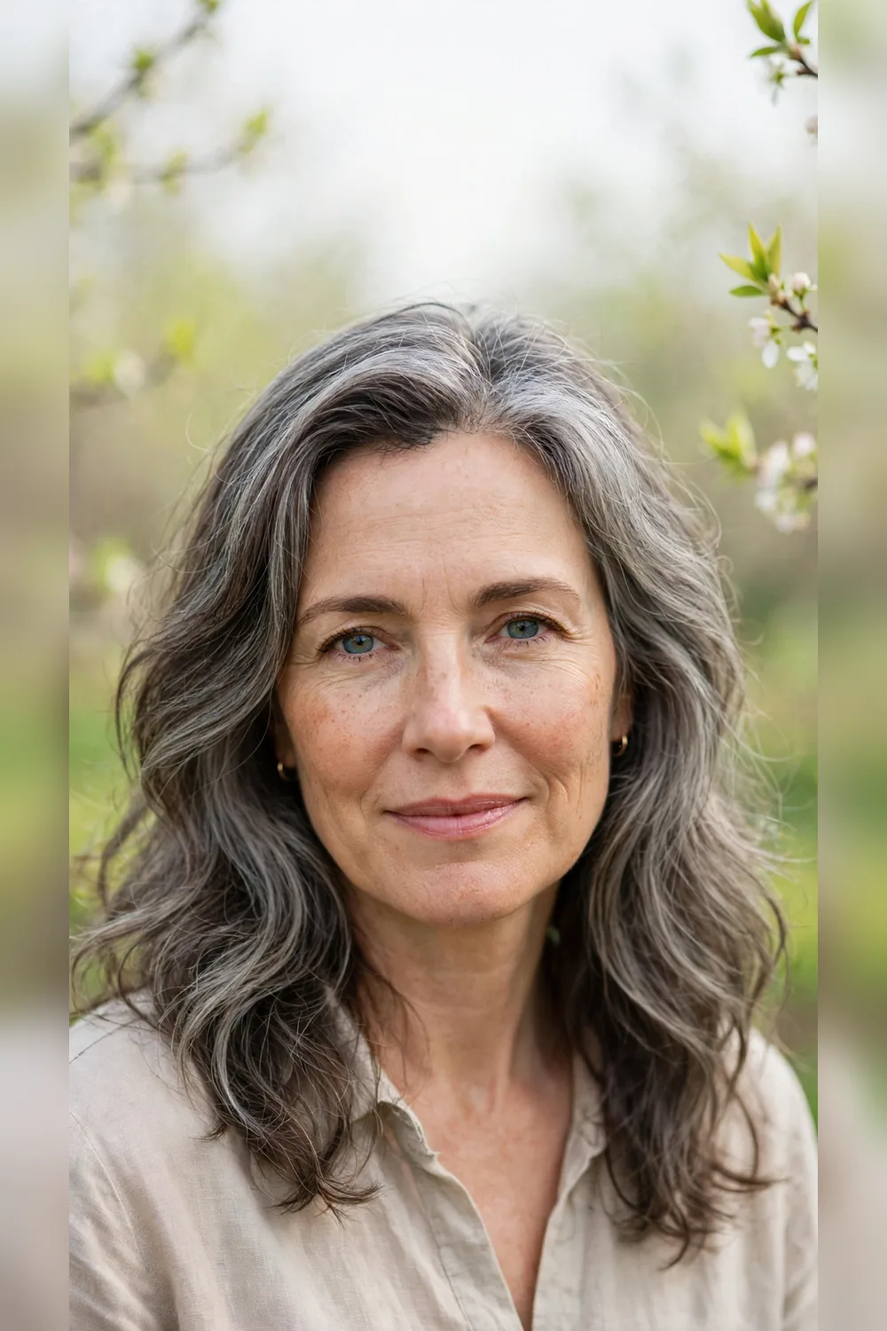 Grey Blending Hair Colour With a Root Shadow