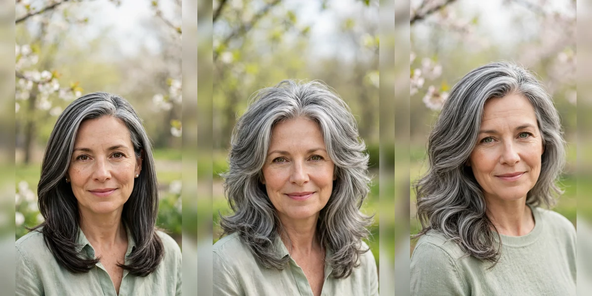18 Grey Blending Hairstyles for Women Over 40 with a Bob and Blended Roots That Feel Fresh, Flattering and Easy to Wear