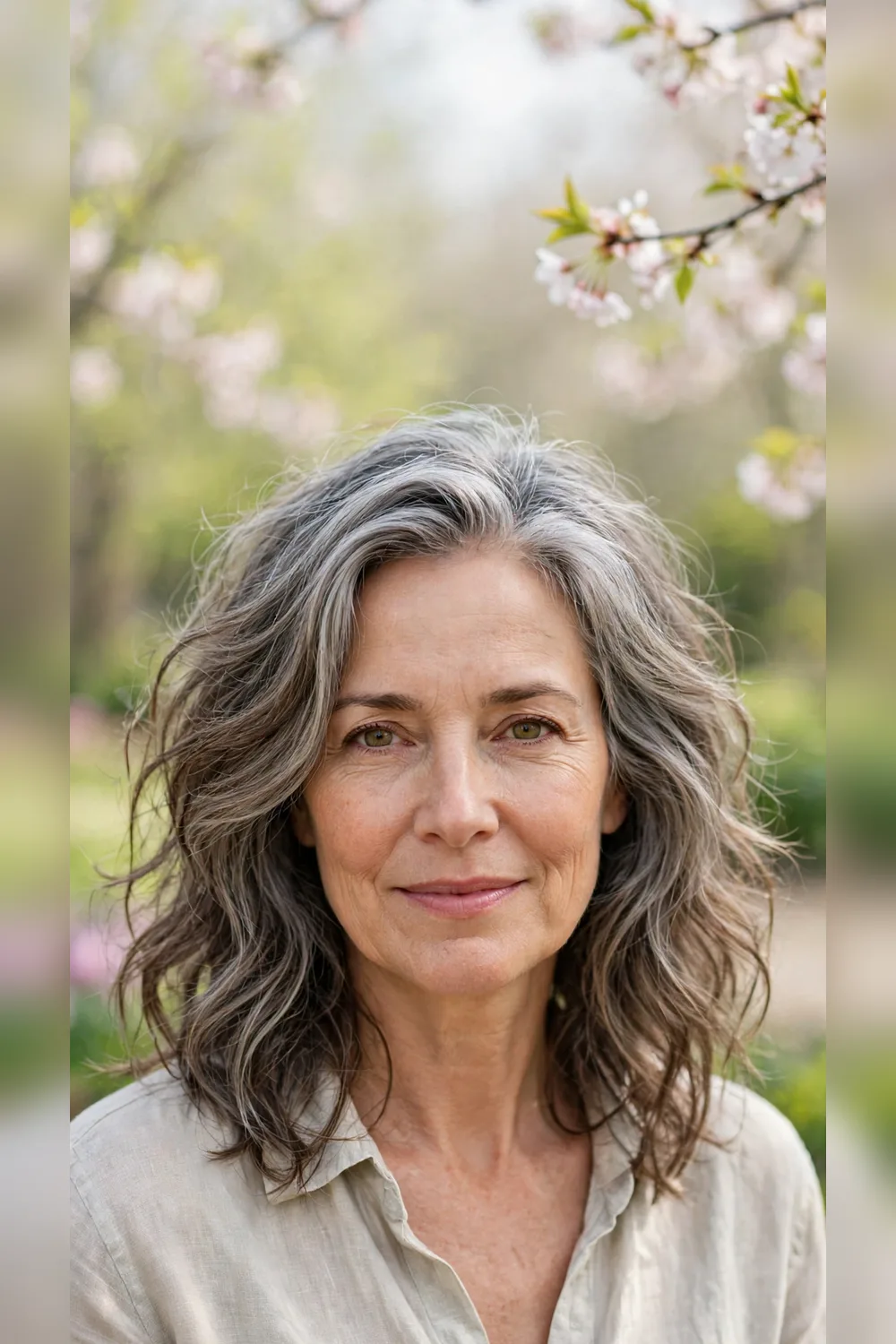 Grey Blending Hairstyles With a Modern Edge