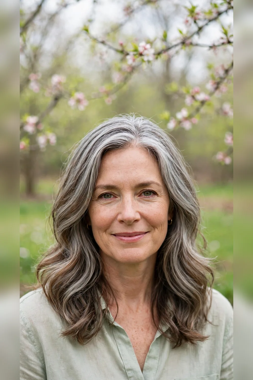 Grey Blending Hairstyles With Natural Grey Shine