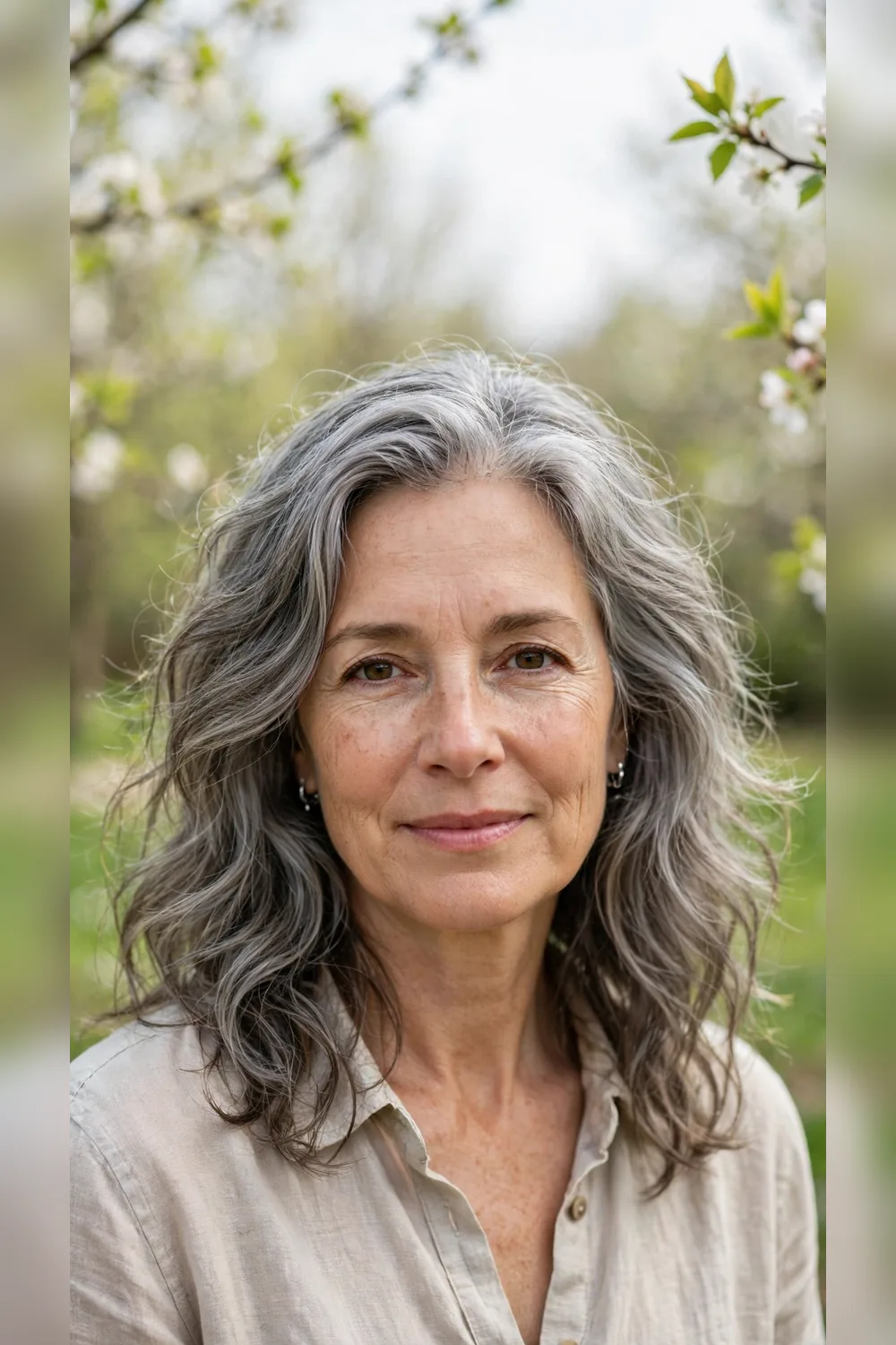 Grey Blending Hairstyles With Cool Tones