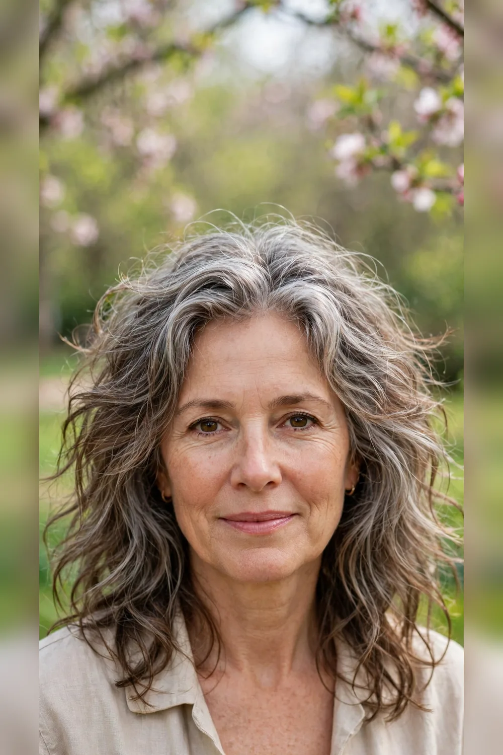 Grey Blending Hairstyles With Tousled Movement