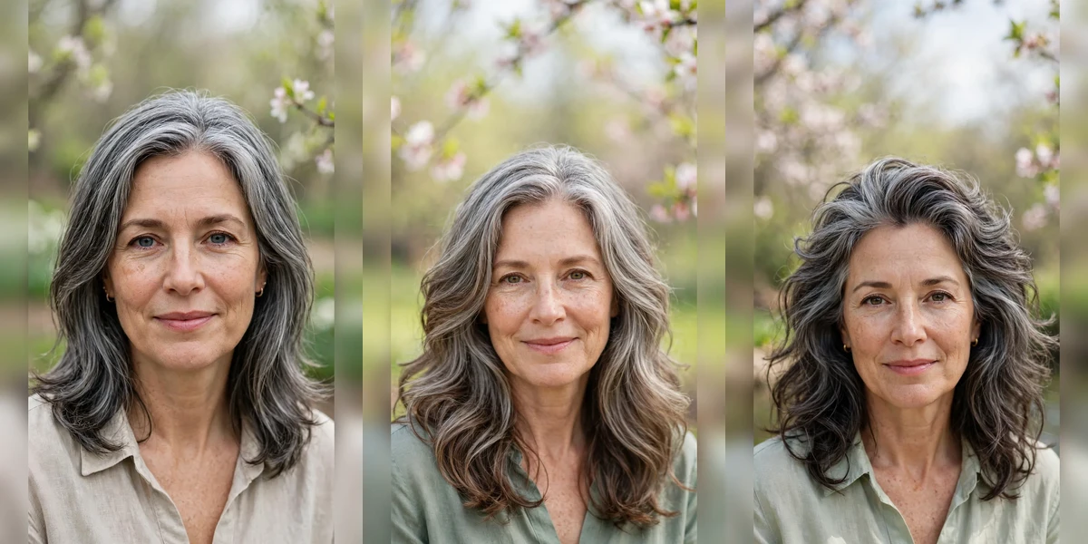 22 Grey Blending Hairstyles for Women Over 40 with Soft Lowlights That Feel Fresh, Flattering and Easy to Wear