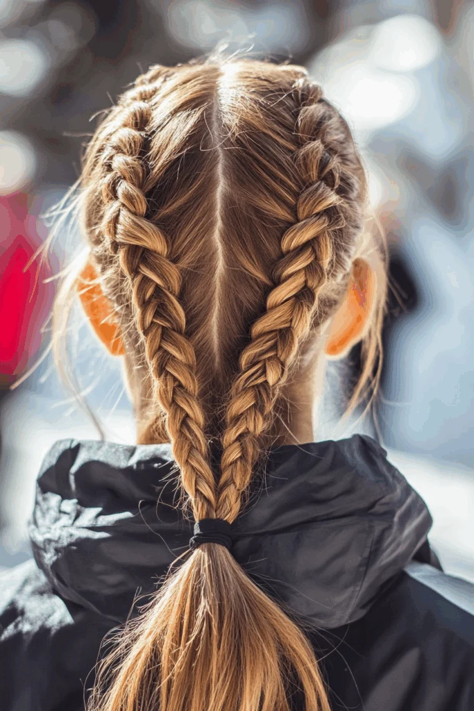 38 Hat Proof Braided Hairstyles for Cold Commutes with No Frizz - Idea 28