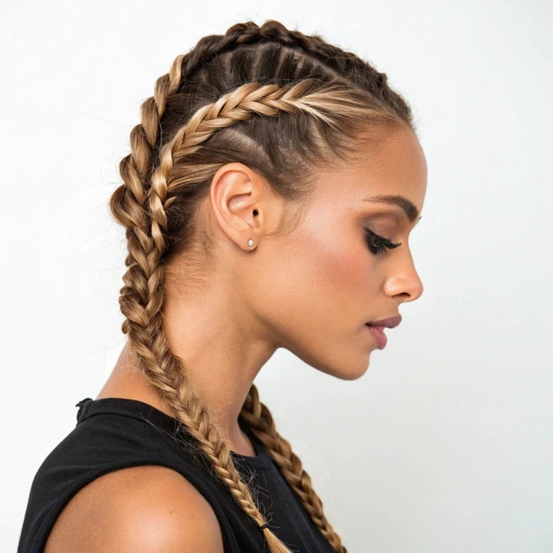 38 Hat Proof Braided Hairstyles for Cold Commutes with No Frizz - Idea 32