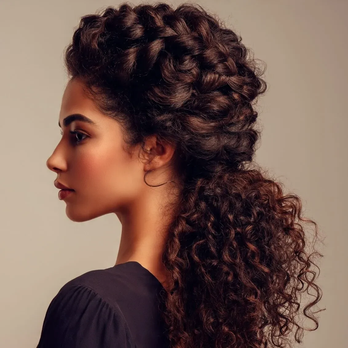 38 Hat Proof Braided Hairstyles for Cold Commutes with No Frizz - Idea 35