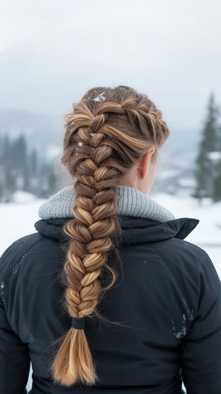 38 Hat Proof Braided Hairstyles for Cold Commutes with No Frizz - Idea 38