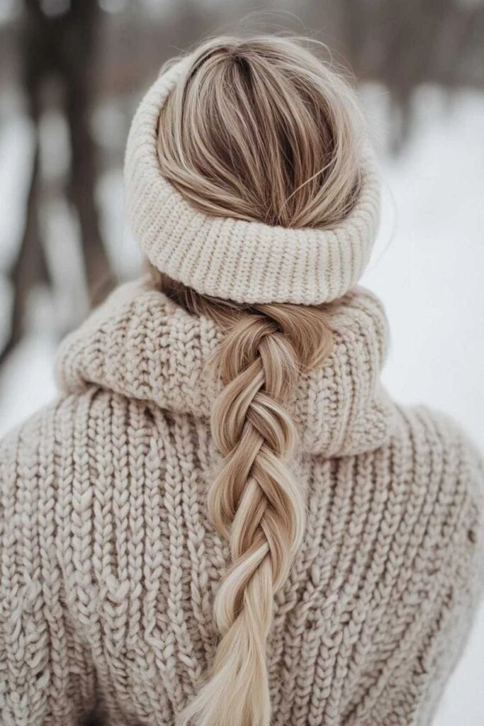 50 Hat Proof Hairstyles for Long Hair with a Silk Lined Cap Trick - Idea 1