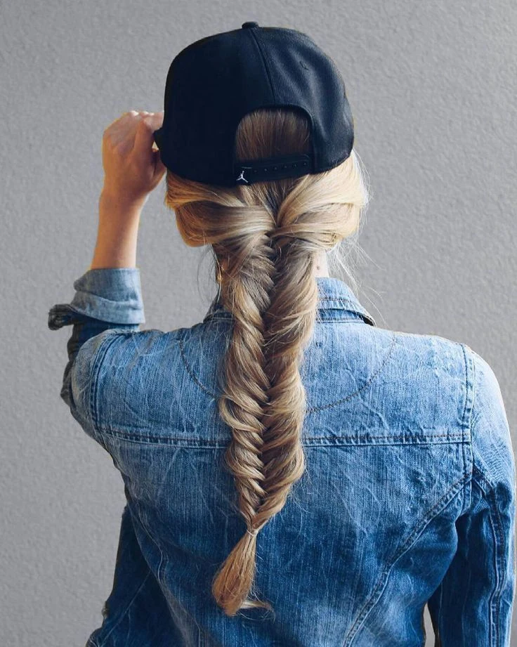 50 Hat Proof Hairstyles for Long Hair with a Silk Lined Cap Trick - Idea 7