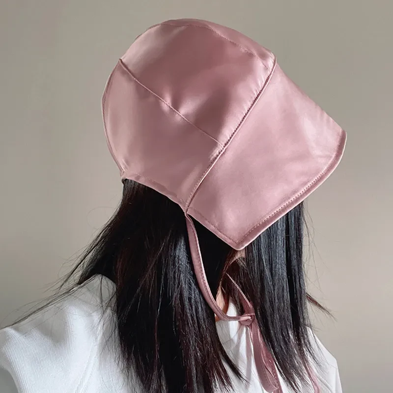 50 Hat Proof Hairstyles for Long Hair with a Silk Lined Cap Trick - Idea 37