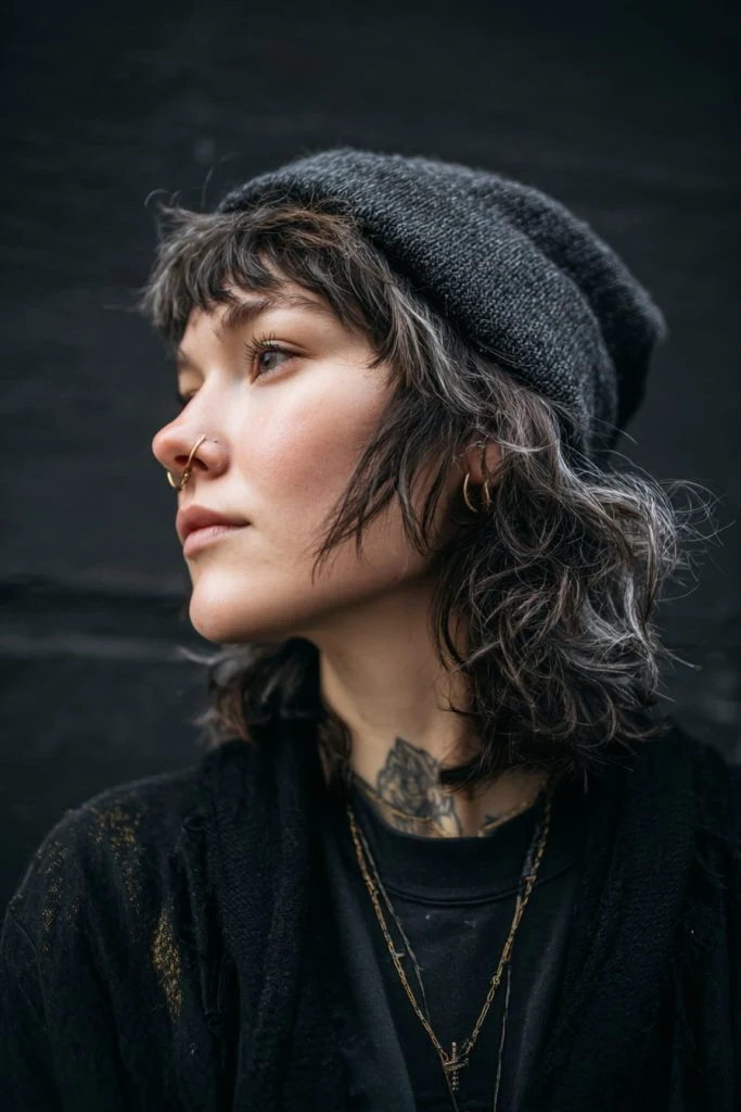 20 Hat Proof Hairstyles for Short Hair Under a Wool Hat 8 20 Hat Proof Hairstyles for Short Hair Under a Wool Hat - Idea 7