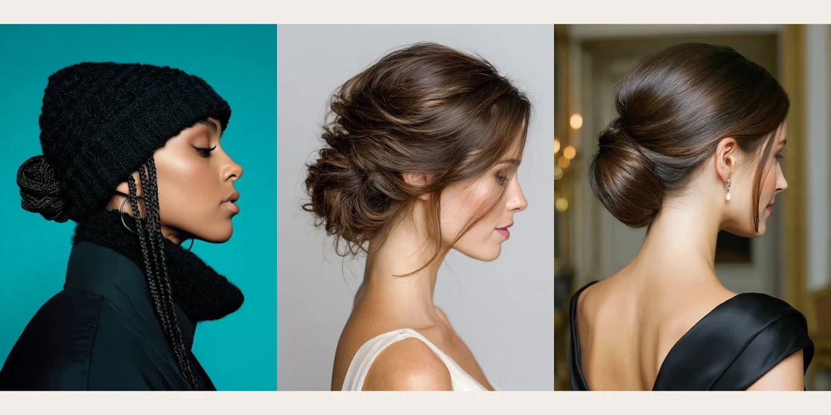 25 Hat Proof Low Bun Hairstyles That Survive a Winter Beanie - Featured