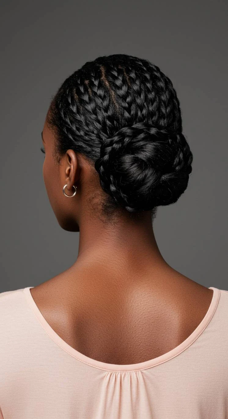 25 Hat Proof Low Bun Hairstyles That Survive a Winter Beanie 4 25 Hat Proof Low Bun Hairstyles That Survive a Winter Beanie - Idea 3 (original size)