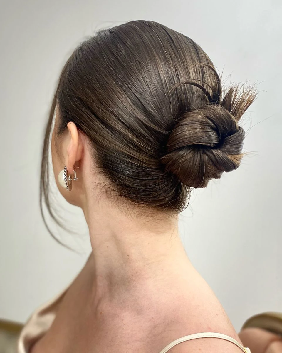 25 Hat Proof Low Bun Hairstyles That Survive a Winter Beanie 9 25 Hat Proof Low Bun Hairstyles That Survive a Winter Beanie - Idea 8 (original size)