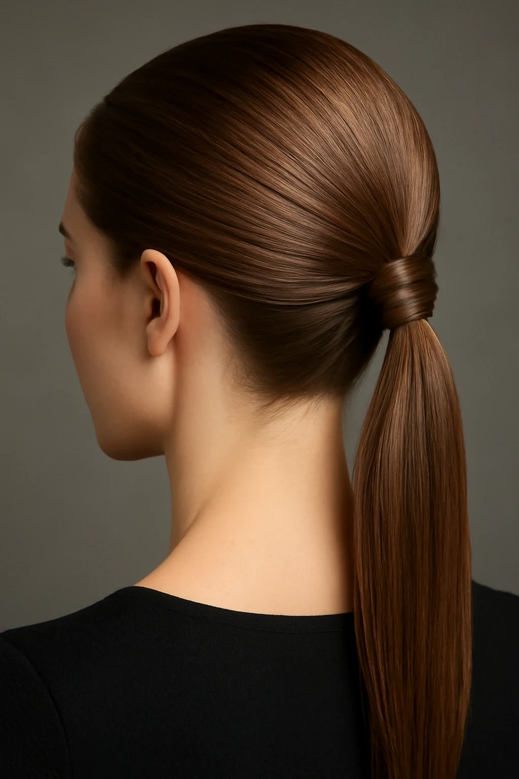 30 Hat Proof Low Ponytail Hairstyles for Winter Walks - Idea 10