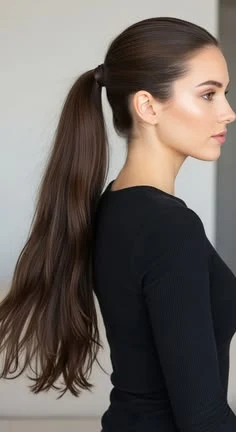 30 Hat Proof Low Ponytail Hairstyles for Winter Walks - Idea 15