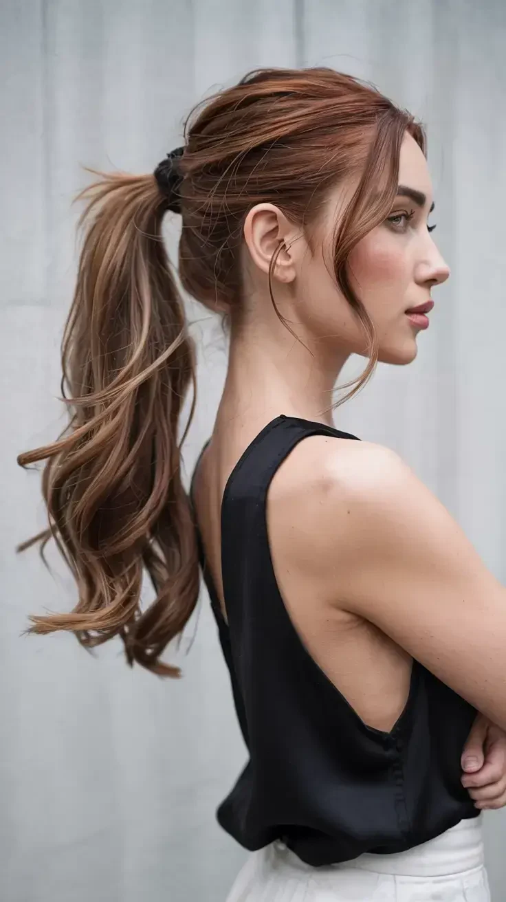 30 Hat Proof Low Ponytail Hairstyles for Winter Walks - Idea 22