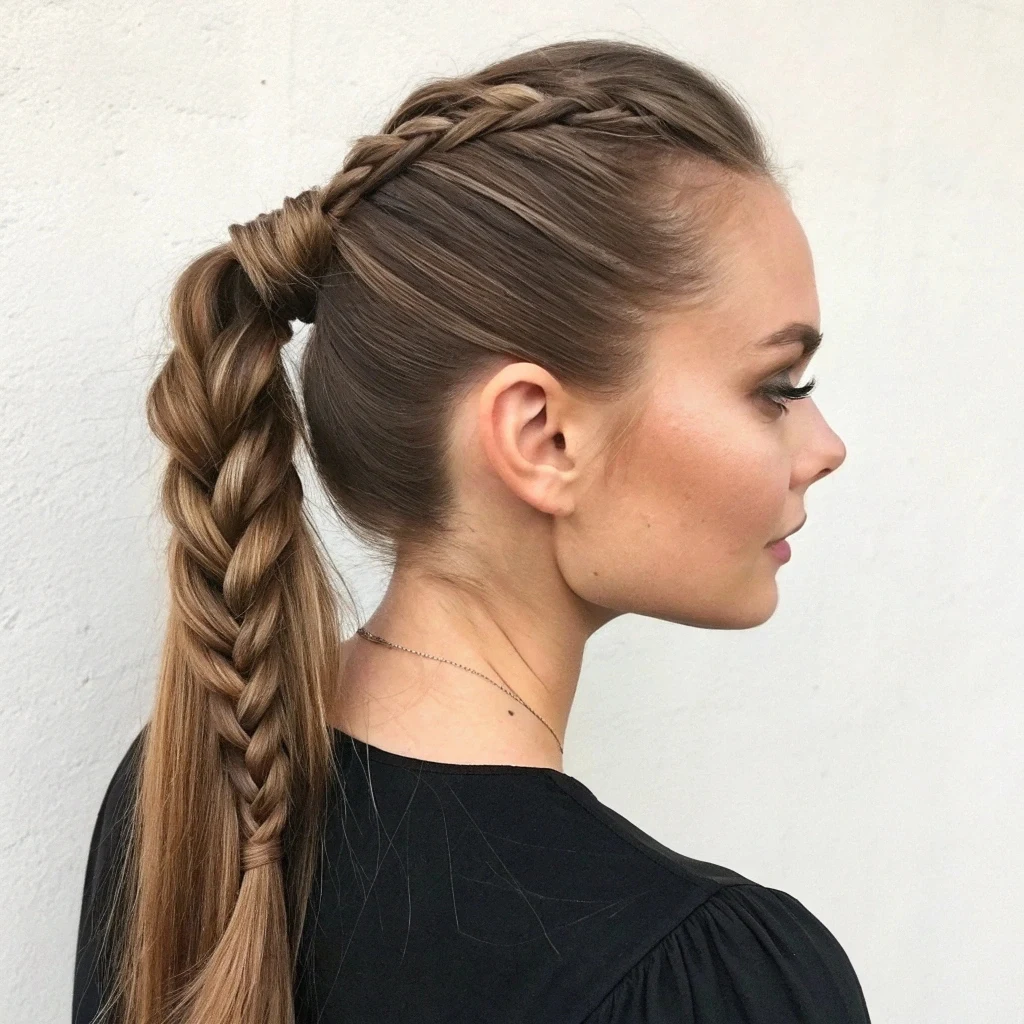 30 Hat Proof Low Ponytail Hairstyles for Winter Walks - Idea 24