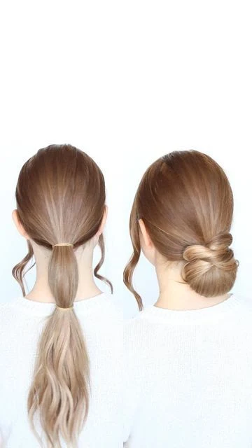 30 Hat Proof Low Ponytail Hairstyles for Winter Walks - Idea 28