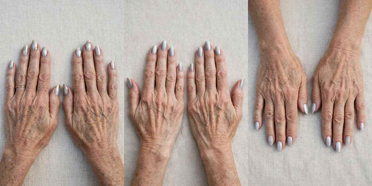 30 Icy Silver Frosted Almond Nails For Women Over 60 For Christmas Dinners That Are Chic, Warm and Elegant